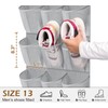 MISSLO 30 Large Pockets Dual Sided Hanging Shoe Organizer for