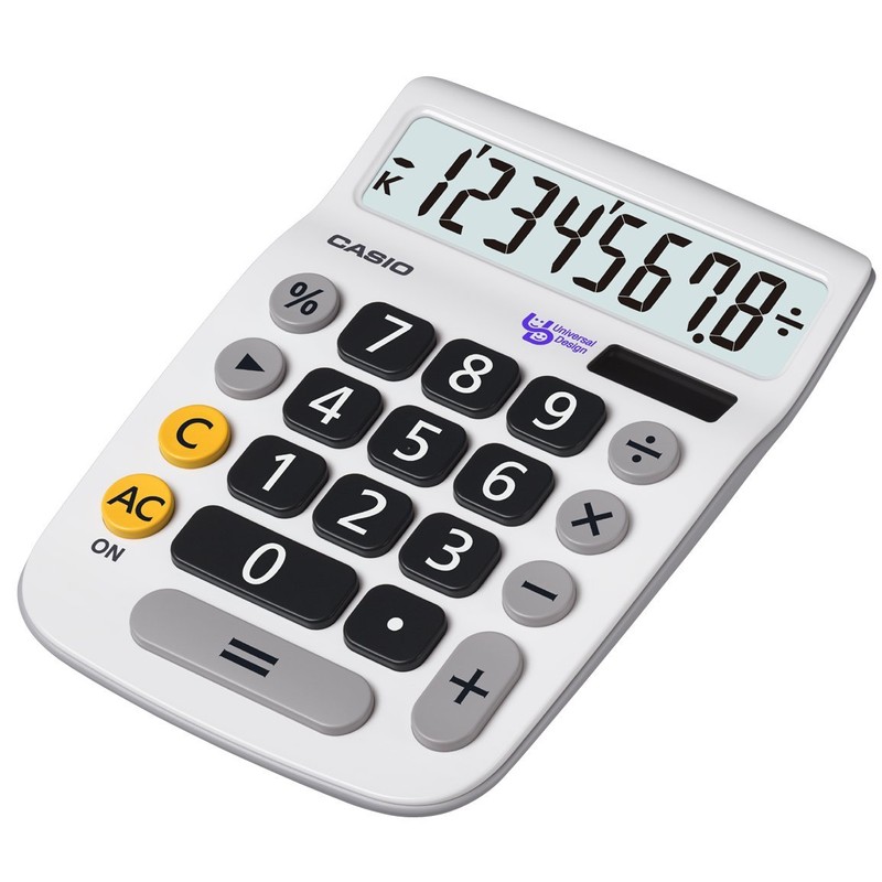 カシオ ユニバーサル電卓 8桁 ミニジャストタイプ MU-8A-N