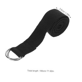 BESPORTBLE 2pcs Yoga Stretching Strap Inelastic Exercise Band for Daily Use Yoga Training Accessory for and Flexibility Training