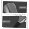 Baluue 4Pcs Hairdressing Shield Portable Mask for Hair Cutting Slip