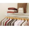 ClosetMaid 5631 SuperSlide Ventilated Shelf Kit with Closet Rod, 4-Foot