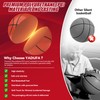 Yadufa Silent Basketball Size 7 600g Real Basketball Feel