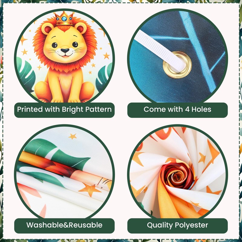 A Little King is on His Way Baby Shower Banner