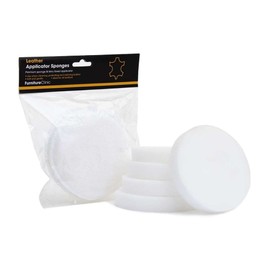 Furniture Clinic Sponge and Applicator Set - 5 Round Cleaning Sponges and 2 Applicator Sponges for Your Leather, Fabric or Wood Care Work