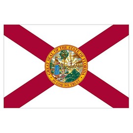 Florida State Flag Sticker 5x3.5 Inch Bumper Laptop Decal