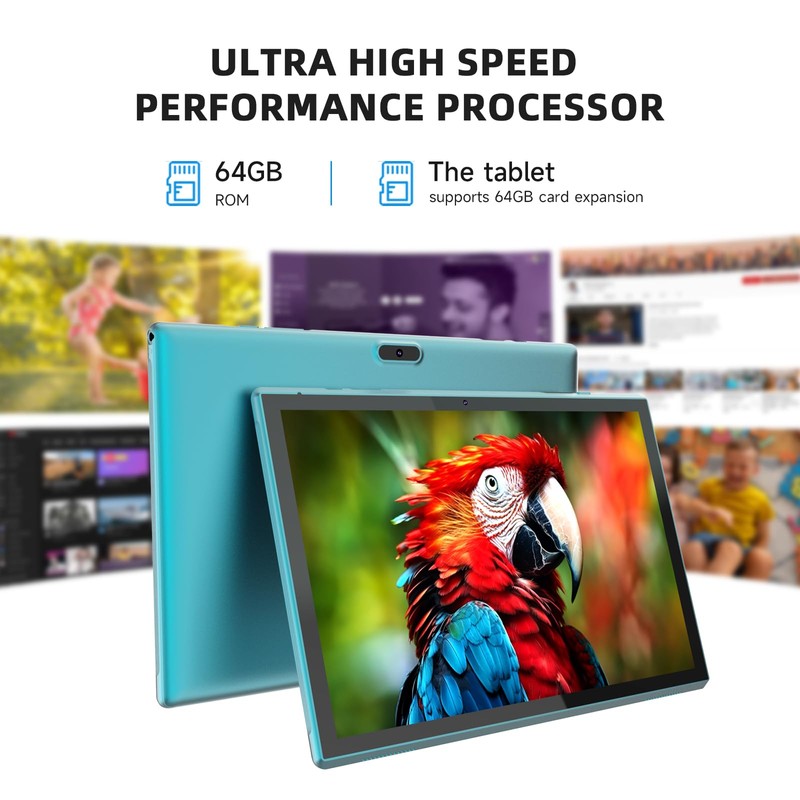 10 inch Tablet with Keyboard 2 in 1 Tablet Android