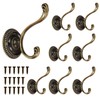TaimeiMao Bedroom Coat Hat Hooks, Pack of 8 Coat Hooks,