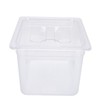 12L Slow Cooker Container with Lid, Plastic Storage Container for