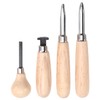 Snblzhef 4 Stone Setting Tools Set - Bezel Roller &