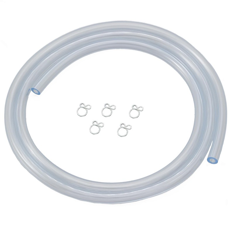 デイトナ(Daytona) バイク用 ブリーザーホース 内径φ4×外径φ7mm 全長1m 透明ホース 91851