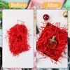 BoxSkivra 2 LB Red Crinkle Paper Shredded Paper for Gift