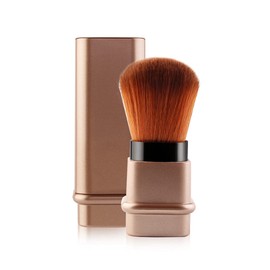 Blush Brush Retractable Foundation Blusher Face Powder Cosmetic Tool With Cover To Protect Bristles - Adjustable