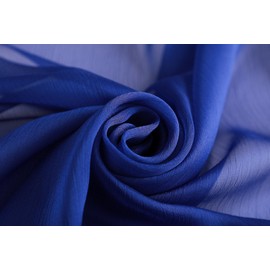 YFZYT Plain Colour Fashionable Women's Scarf for Spring & Summer, Women's Scarf Stole Neckerchief Scarf Made of Chiffon for Spring Summer All Year Round, royal