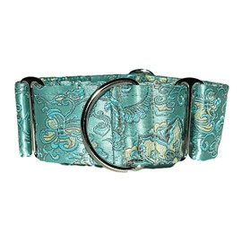 Extra Soft Martingale Dog Collar for Greyhound Saluki Whippet and Other Breeds with Similar Neck 2" Wide (XL 17"-22")