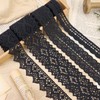 ZNZAKKA ZNZAKKA Lace Ribbon 8 Yards Black Lace Trim Cotton