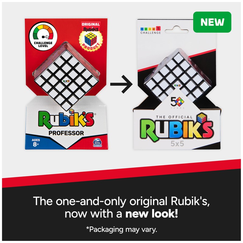 Rubik’s Cube, 5x5 Cube Color-Matching Puzzle Highly Complex Problem-Solving STEM