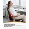 CooCoCo Vibration Back Massager with Heat, Massage Chair Pad with