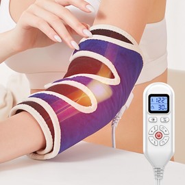 JOBYNA Elbow Heating Pad, Adjustable Tennis Elbow Pad for Men Women, 86℉-158℉ & Auto Shut Off, Arm Heat Therapy for Golfer's Elbow, Bursitis, Sprains, Strains, Tendonitis, and Arthritis