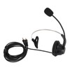 H360‑PC PC Monaural Headset Corded Single Ear Headset with 3