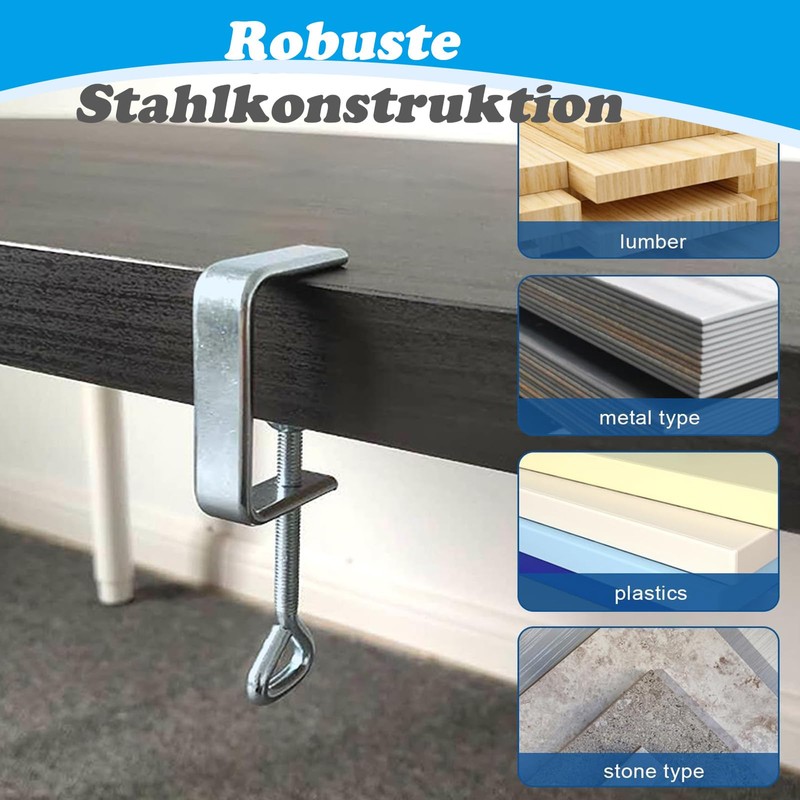 C Clamp Screw Clamp, 2 Pieces C Clamp Stainless Steel,