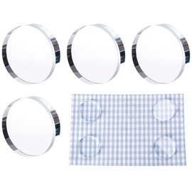 LONGWIN 4Pcs Glass Pattern Weights for Sewing, Fabric Weights for Cloth Dressmaking Sample Cutting Paper Weight Accessories