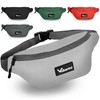 Valkental - Waterproof Recycled Plastic Bum Bag - Compatible with