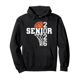 Class of 2026 Basketball Boys Senior 2026 Basketball Sports Pullover Hoodie