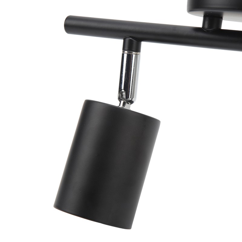 LED Track Light Kit 2 Heads 10.8in Track 90 Degrees