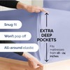 Extra Deep Pocket Fitted Sheet - Single Fitted Sheet Only
