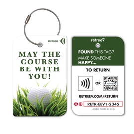 retreev™ Smart NFC & QR Code Luggage Tag: Secure Bag Retrieval, Identity Protection | Easy Setup | Supported by Airlines & Airports Worldwide - May The Force…