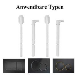 Mendorio Flush Plate Push Bar Compatible with Geberit Sigma (241.874.00.1) Replacement for Cistern Actuator Actuator