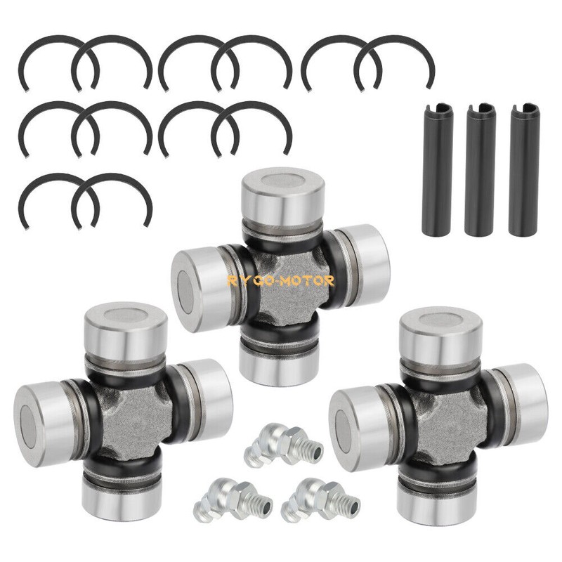 MATI 3PCS Front & Rear Prop Shaft U-Joint for Polaris
