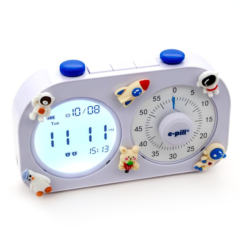 e-Pill Task-E-Lert 2-in-1 Pomodoro Timer for Kids and Adults |