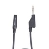 4mm Banana to Crocodile Clip Test Lead Stackable Soft Flexible