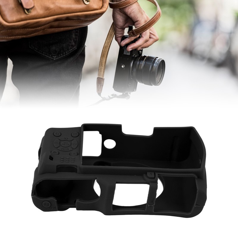 Silicone Camera Protective Case Soft Textured Surfaces Detachable Camera Silicone