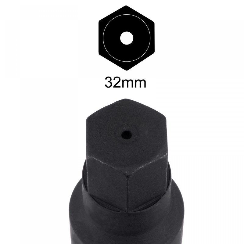 uxcell 32mm Impact Hex Bit Socket, 1" Drive 102mm Length