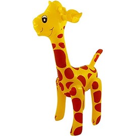 Lizzy LARGE INFLATABLE GIRAFFE Blow Up Toy Animal Inflate Kids Party Decoration 59 cm