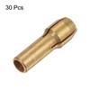 HARFINGTON 30pcs Brass Collet 0.8mm Brass Drill Chucks Mini Electric