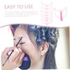 FOMIYES 6 Sets Handheld Eyebrow Stencils 10 Shapes Reusable Easy