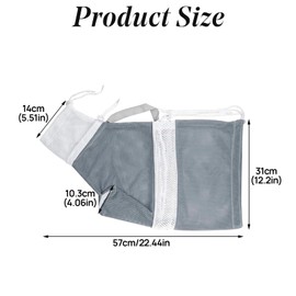 Adjustable Cat Bathing Bag, Cat Shower Bag, Cat Wash Bag, Puppy Dog Pet Cleaning Shower Net Bag, Cat Grooming Bag for Cat Bathing, Anti-Bite and Anti-Scratch Restraint Bag for Bathing Nail Trimming