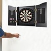 CNCEST Electronic Dart Board Cabinet Set, Dartboard, Classic Dartboard Cabinet,
