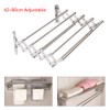 DDBESSIC Wall Mounted Drying Rack Clothing, Adjustable Wall Mounted Towel