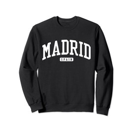 Madrid Spain Espana College University Style Sweatshirt