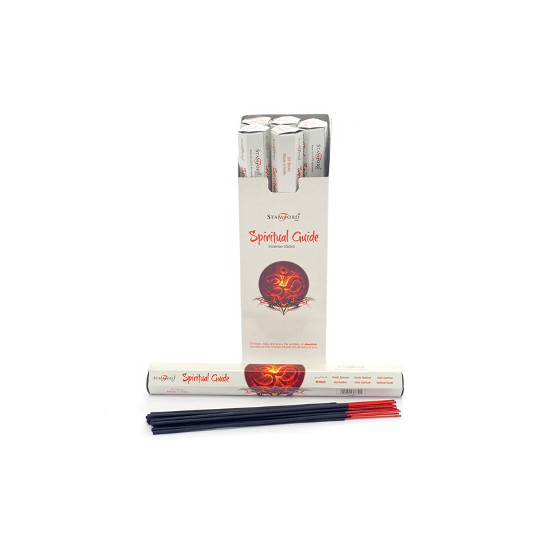 STAMFORD INC. Spiritual Guide Incense-6 Packs x 20 Sticks, Bamboo,