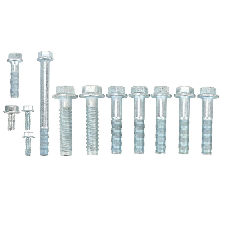 12PCS Transmission Bolt Kit Complete Metal Replacement for Acura B16
