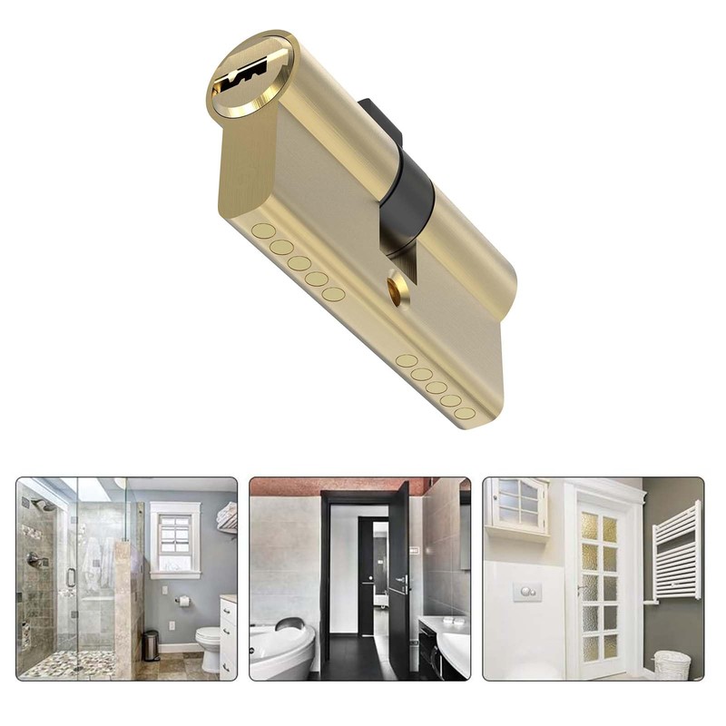 MANICAF Knob Cylinder 30/30, Euro Cylinder Lock, Lock Cylinder with
