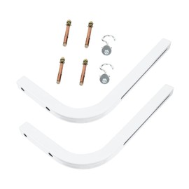 Gadpiparty 2pcs Projector Screen Mount Wall Bracket with Hook for Easy Installation Compatible with Screens for High Ceilings and Wall-Mounted Setups