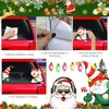 Christmas Peeking Sticker for Car, Nouiroy Reindeer Peeking Car Decals