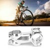 MEIJUN 31.8mm Bike Silver Stem Aluminum Alloy Bicycle Handlebar Stem