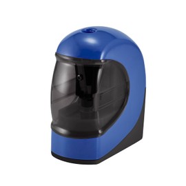 Lockermate Auto Stop Battery Operated Personal Sized Pencil Sharpener, Blue